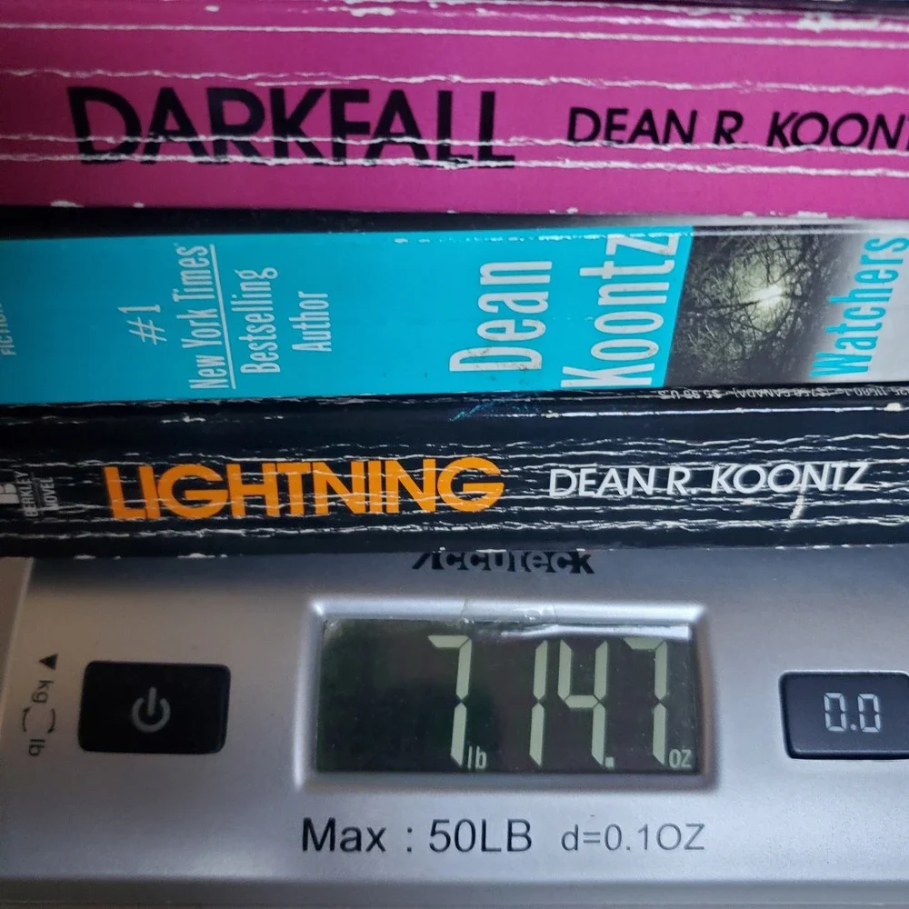 Dean Koontz Book Lot 17 Paperback Novel Watchers Lightning Frankenstein Thriller